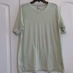 GYMSHARK Men's Short Sleeve Athletic Tee Light Green Size XL